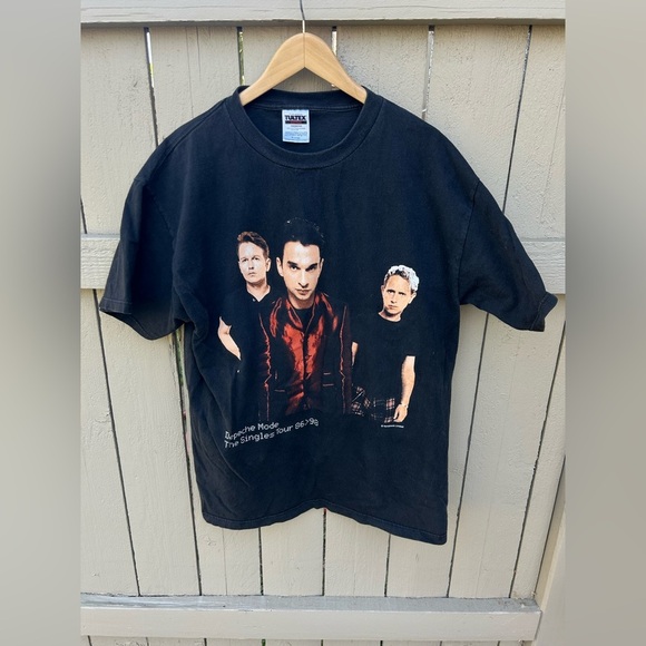 Depeche Mode 1998 Singles 86-98 Tour Concert T-Shirt Size XL Vintage